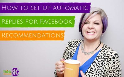 How to Set up Automatic Replies for Facebook Recommendations